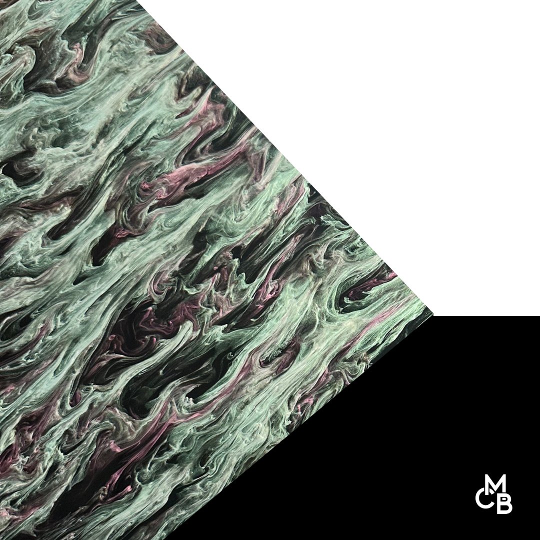 1/8" Wicked Northern Lights Marble Cast Acrylic Sheets - Acrylic Sheets